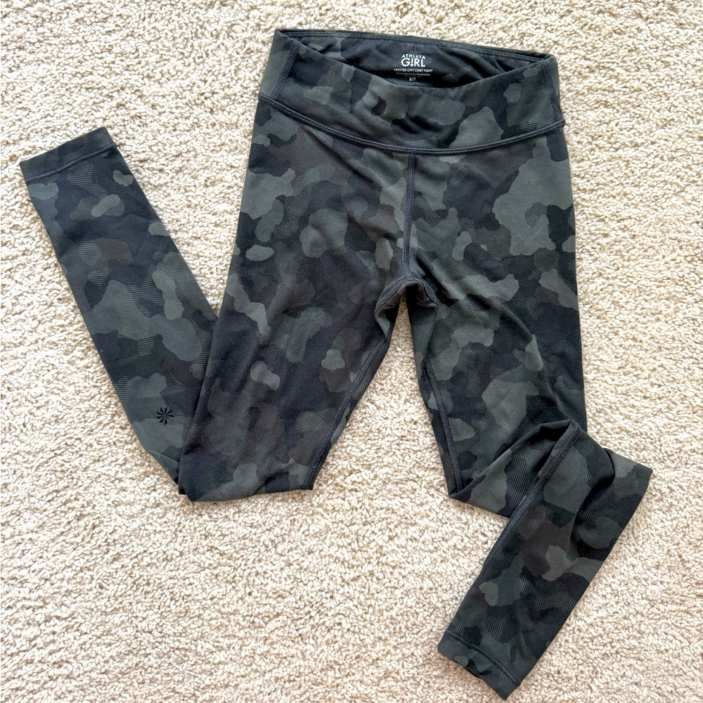 Athleta girls size 7 (little girls) camo leggings.